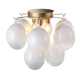 GLOBO 4-LIGHT SEMI FLUSH