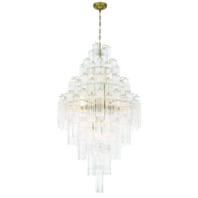 SOPHIA CHANDELIER CLEAR GLASS