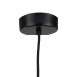LEXI LED PENDANT BLACK (12"D.)