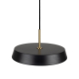 LEXI LED PENDANT BLACK (12"D.)