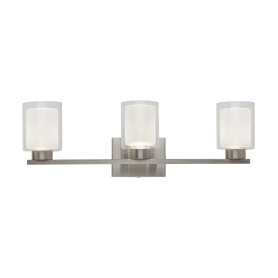 SAVILLE LED 3-LIGHT BATHROOM VANITY (3CCT)