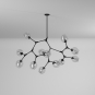 Organic JA14022BK Chandelier