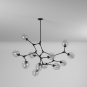 Organic JA14022BK Chandelier