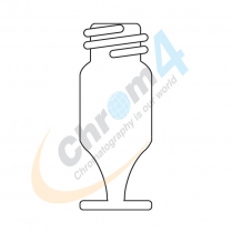 1.5mL Clear Screw Micro V-Vial, 9mm Thread