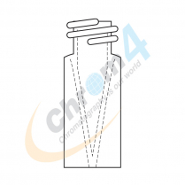 300&micro;L PP Screw Vial, 12 x 32mm 9mm Thread