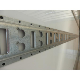 LOGISTIC TRACK COMBINATION HOLES WITH SLOTS TR1260 25FT-10in