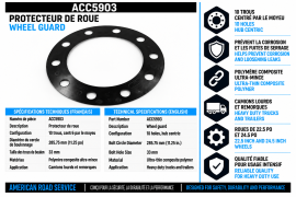 WHEEL GUARD 10 HOLE HUB PILOT