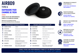 BRAKE CHAMBER DIAPHRAGM TYPE 9