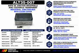 ALTECH JUNCTION BOX CLEAR PC1818-9-T
