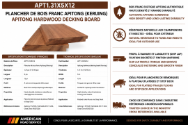 FLOORING APITONG 5" WIDE