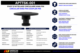 KING PIN ROUND 3/8"