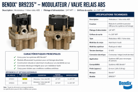 BENDIX - MODULE ABS TABS-6 (ECU ET VALVE DE RELAIS)