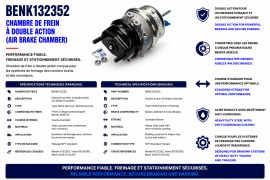 BENDIX BRAKE CHAMBER TYPE 18/24 ADB22X