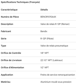 BENDIX RELAY VALVE R-12P