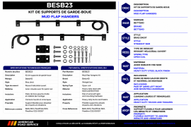 BETTS MUD FLAP HANGER KIT