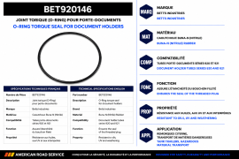 BETTS DOCUMENT HOLDER O-RING