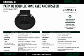 BINKLEY ROUND CUSHION FOOT SHOE