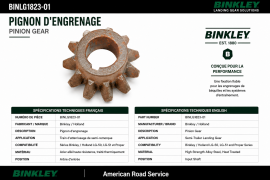 BINKLEY PINION GEAR