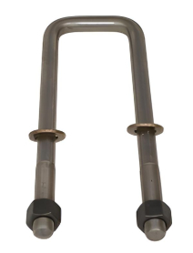 U-BOLT ASSEMBLY 3/4" X 3" X 11.375" COCA COLA