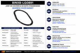 BINKLEY GEAR BOX COVER GASKET