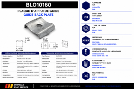 BLOXWICH GUIDE BACK PLATE