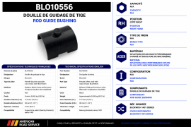 BLOXWICH ROD GUIDE BUSHING