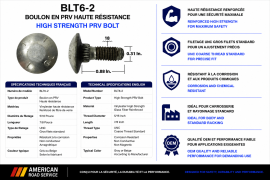 FRP BOLT 5/16" X 7/8"