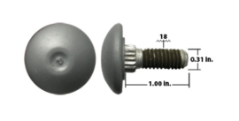 FRP BOLT 5/16" X 1" GRAY CAP
