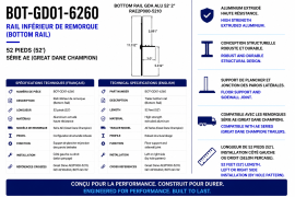 GREAT DANE BOTTOM RAIL 52' AE2P000-5210