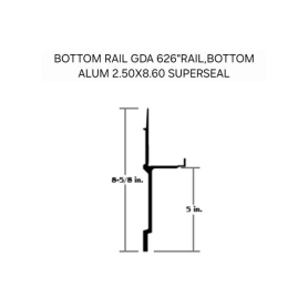 GREAT DANE BOTTOM RAIL 52' 004-09864-09940