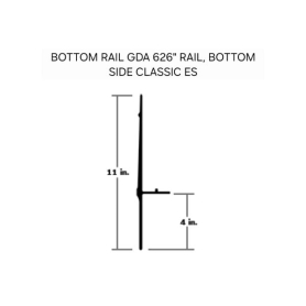 GREAT DANE BOTTOM RAIL 52' 60304106