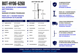 HYUNDAI BOTTOM RAIL 10028830