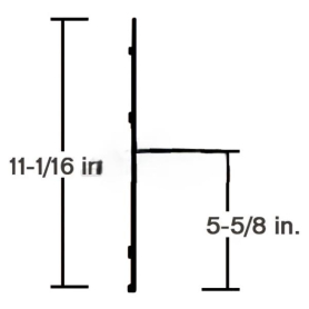 UTILITY BOTTOM RAIL 3000R 52' 1-6650-149