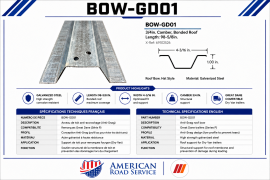 GREAT-DANE ROOF BOW ANTI-SNAG P-SERIES
