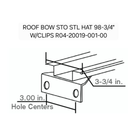 STOUGHTON ROOF BOW 98.75" 23-06636-000-00