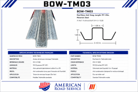TRAILMOBILE ROOF BOW 99.125" 514-3-152B