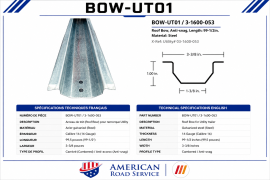 UTILITY ROOF BOW 99.5" 3-1600-053