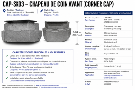 STRICK - COIN SUP&Eacute;RIEUR GAUCHE SK14393