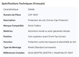 STRICK CORNER CAP PROTECTOR SK01793