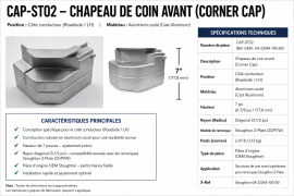 STOUGHTON CORNER CAP RS Z-PLATE 04-22044-100-00