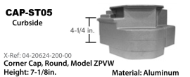 STOUGHTON CORNER CAP RS 04-20624-200-00