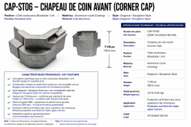 STOUGHTON - COIN SUP&Eacute;RIEUR DROIT 04-20624-100-00