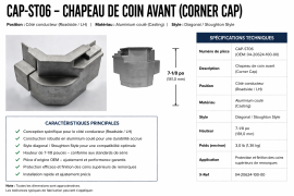 STOUGHTON CORNER CAP CS 04-20624-100-00