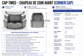 TRAILMOBILE - COIN SUP&Eacute;RIEUR GAUCHE 7511-A1-06L
