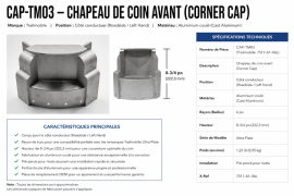 TRAILMOBILE CORNER CAP LH 7511-A1-06L