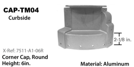 TRAILMOBILE CORNER CAP RH 7511-A1-06R