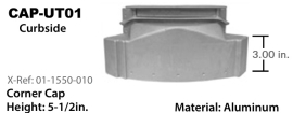 UTILITY CORNER CAP 1-1550-010