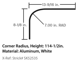 STRICK 6" RAD PANEL (EA63C30032503)
