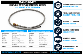 DANA HOSE ASSY AXLE INLET