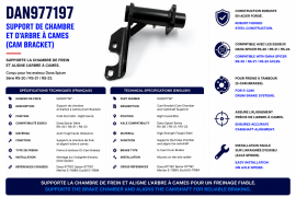 DANA RS-20 CAM CHAMBER BRACKET RH